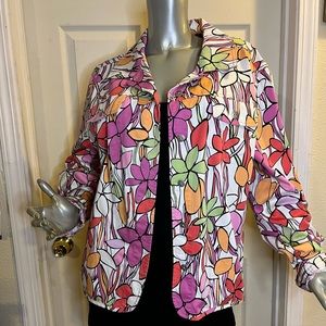 Flower Power Baby, Paragon, 1X, light jacket or button up shirt w/ chest pockets
